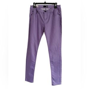NWT David Kahn Mickayla 5-Pocket Jeans Lavender Purple Pants Size 29